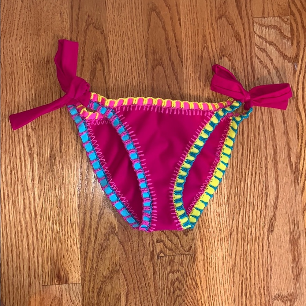 platinum swimwear pink bikini bottom